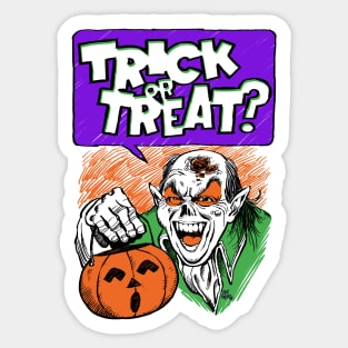 Trick or Treat Sticker